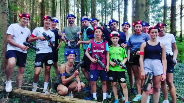 Lasergame en forêt 