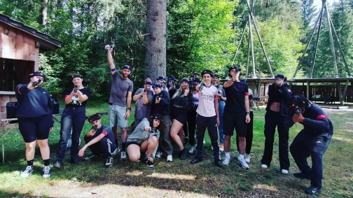 Lasergame en forêt 
